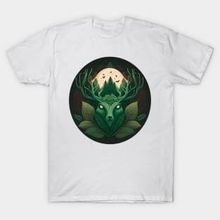 Nature Lover Deer Bear - Designs for a Green Future and Hunters T-Shirt